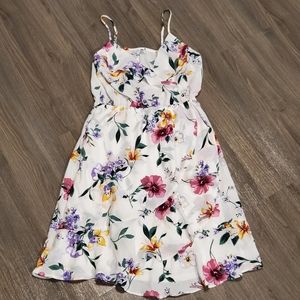 Dex Floral Wrap Dress- NWT